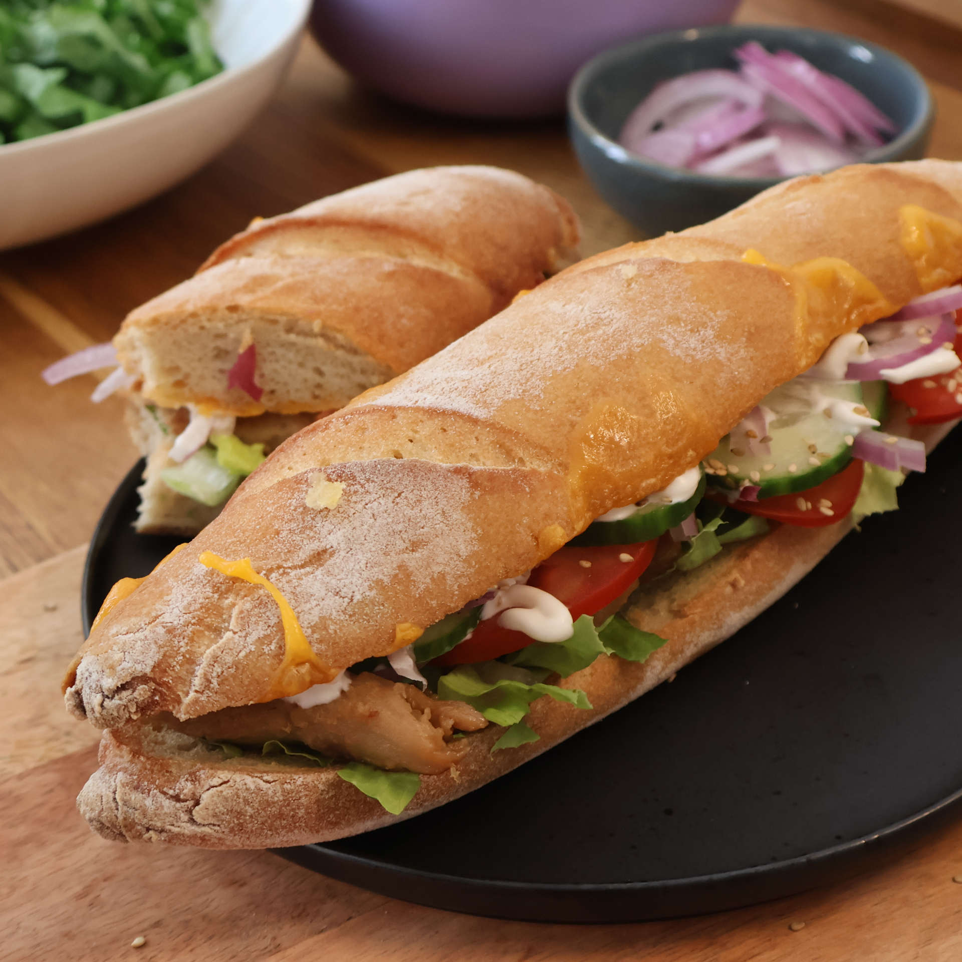 Teresa's No Chicken Teriyaki Sandwich