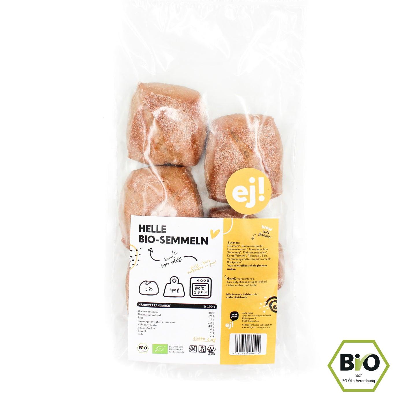 Helle Bio-Semmeln 5 Stück - echt jetzt