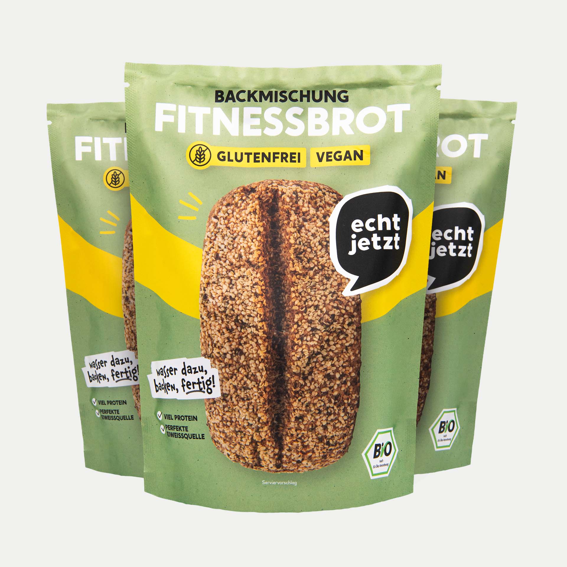 Glutenfreie Brotbackmischung der Marke echt jetzt