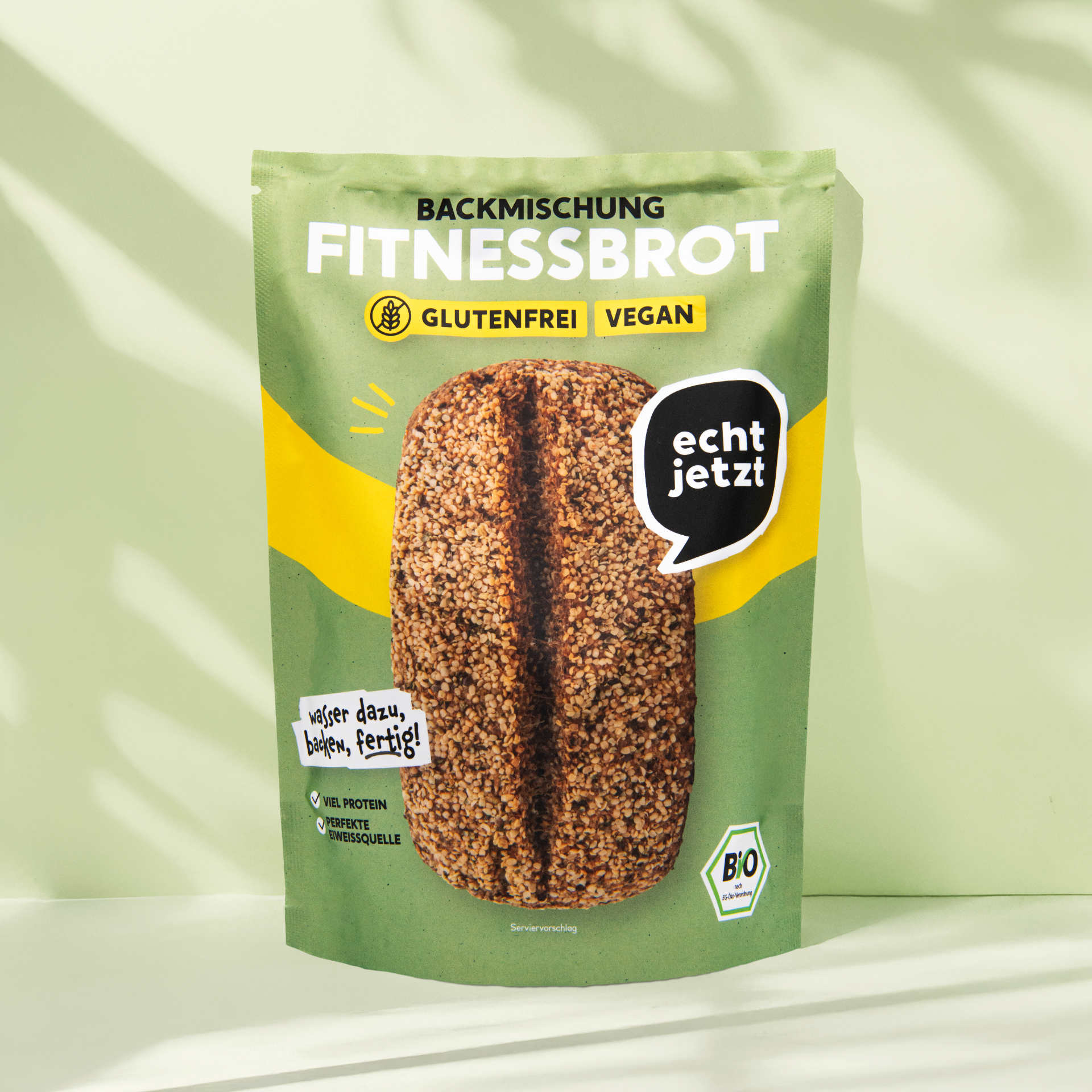Glutenfreie Brotbackmischung der Marke echt jetzt