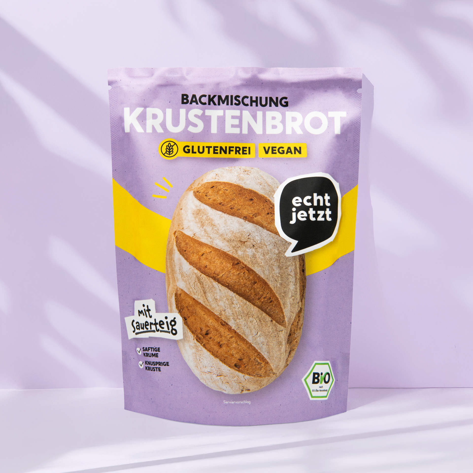 Glutenfreie Brotbackmischung der Marke echt jetzt