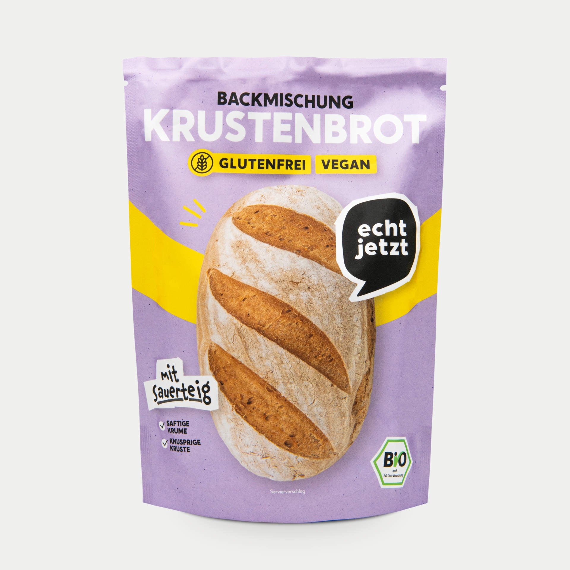 Glutenfreie Brotbackmischung der Marke echt jetzt