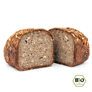 Glutenfreies Kürbis-Hanfsamen Bio-Brot - echt jetzt