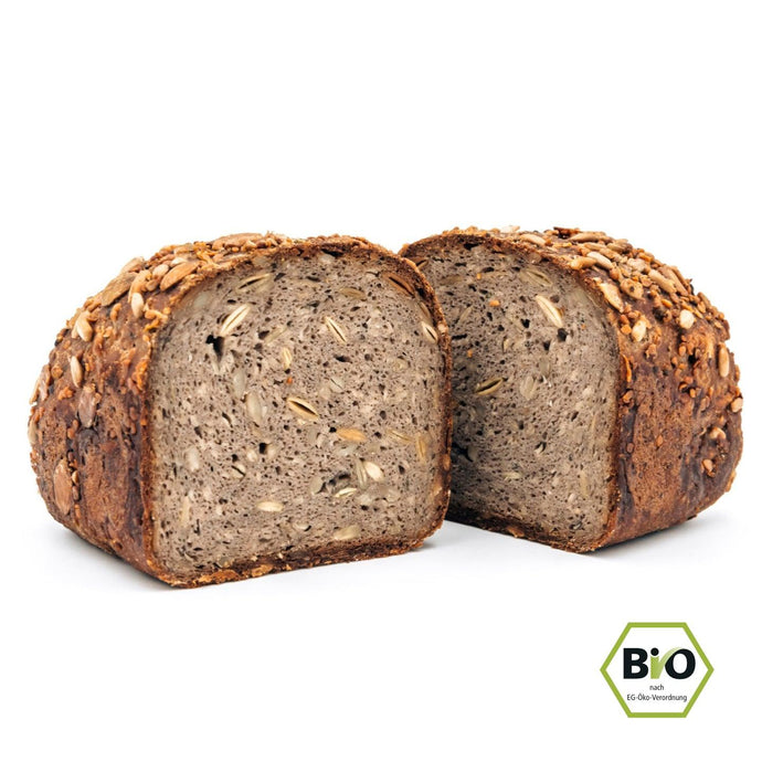 Glutenfreies Kürbis-Hanfsamen Bio-Brot - echt jetzt