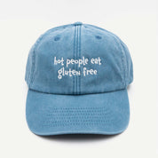 Cap "hot people eat gluten free" von echt jetzt