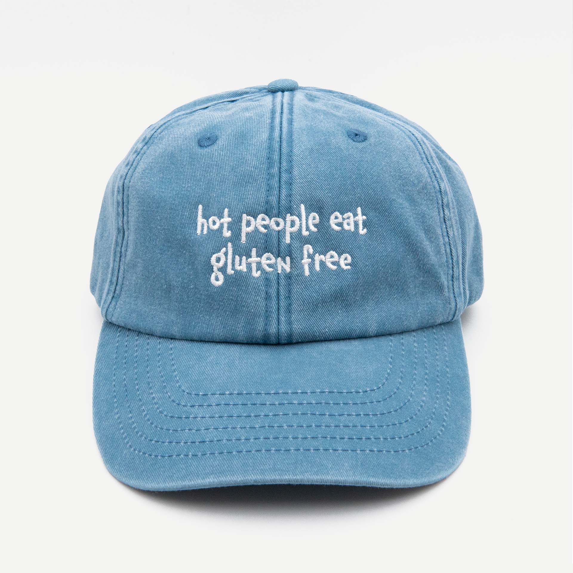 Cap "hot people eat gluten free" von echt jetzt