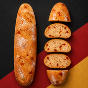 Bio Chili Crunch Baguette 2 Stück            🖤❤️💛