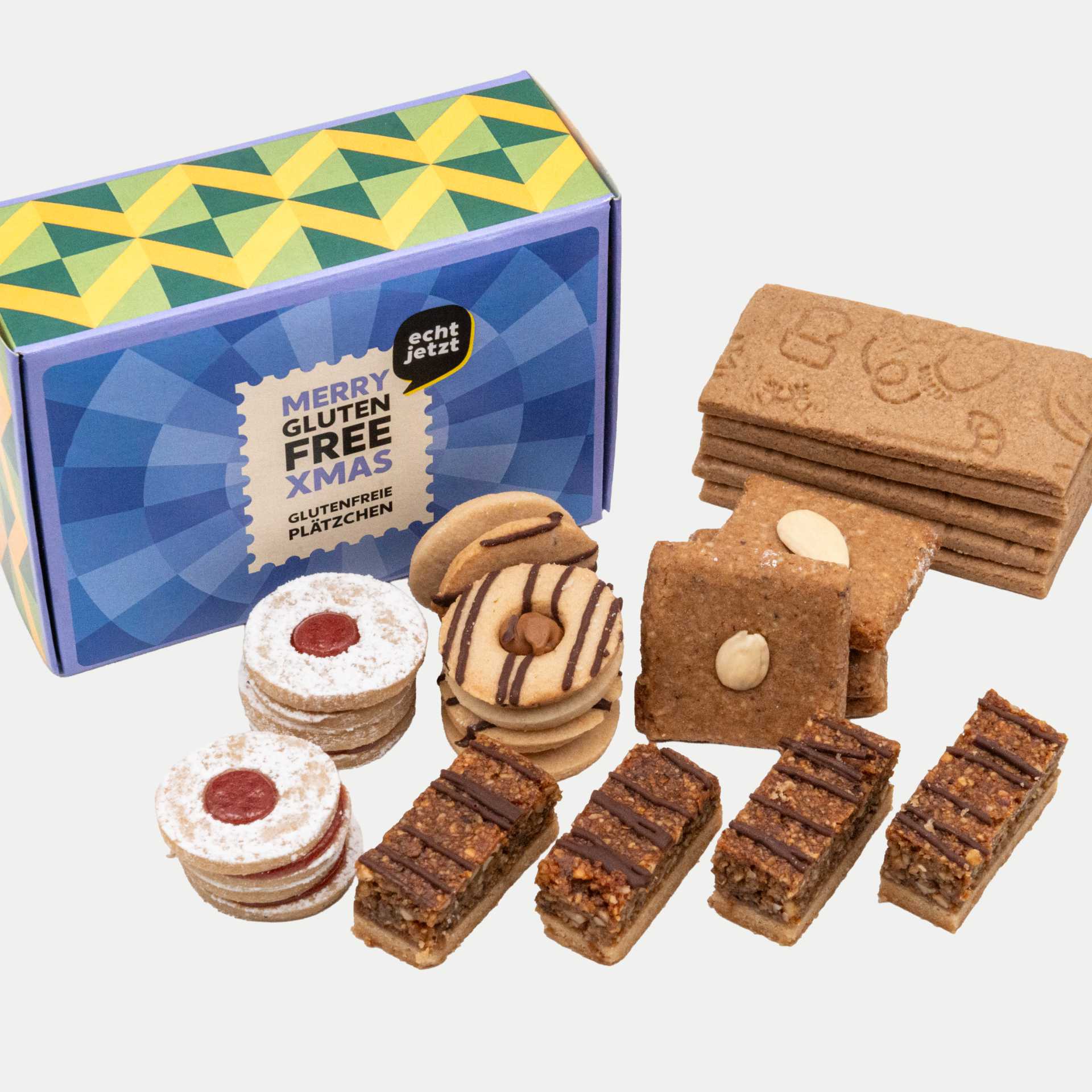 Glutenfreie Bio-Plätzchen-Box von echt jetzt