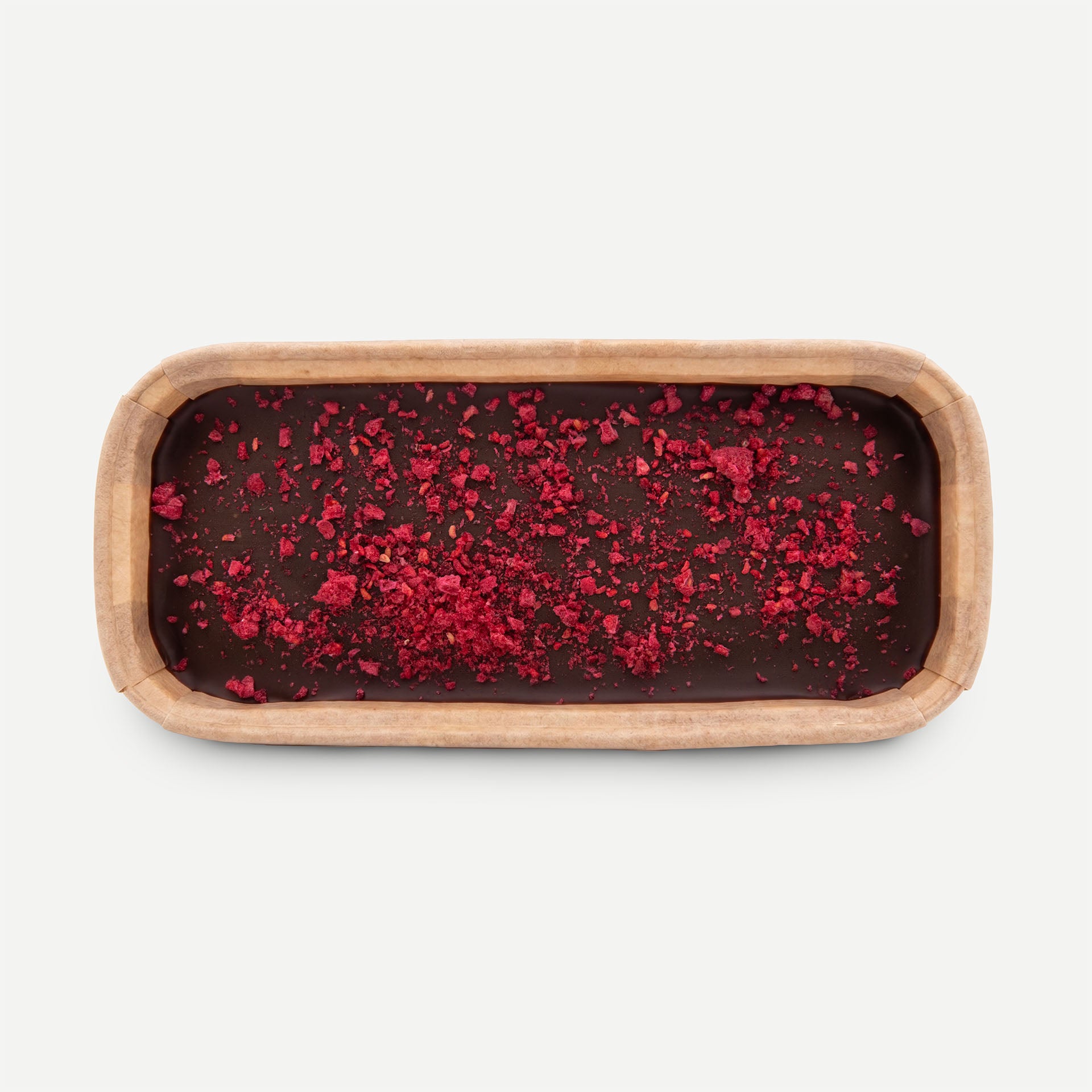 Glutenfreier Bio-Schokoladenkuchen mit getrockneten Himbeeren von echt jetzt
