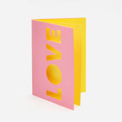 Klappkarte "LOVE" von echt jetzt