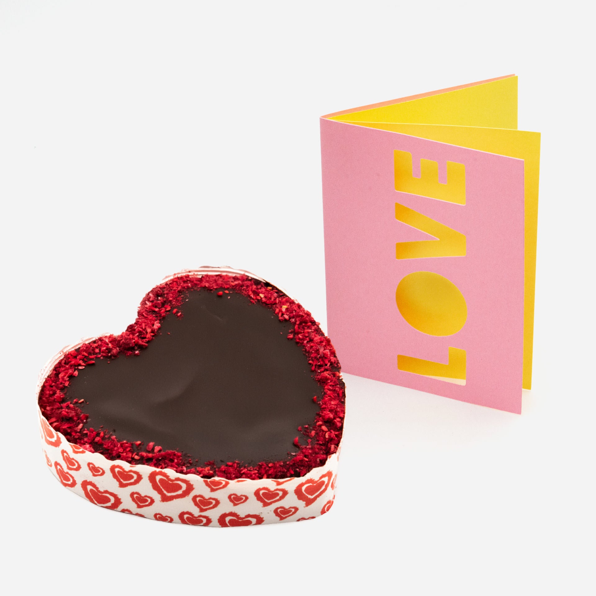 Geschenk-Set "LOVE" mit Brownie und Karte von echt jetzt