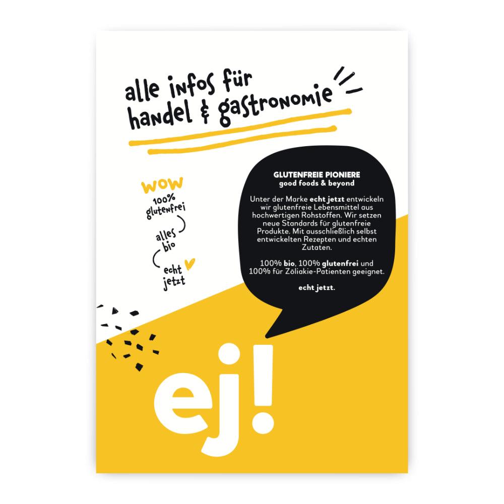 Alle Infos für B2B - Flyer - echt jetzt