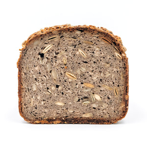Glutenfreies Bio Kürbis-Hanfsamenbrot - echt jetzt